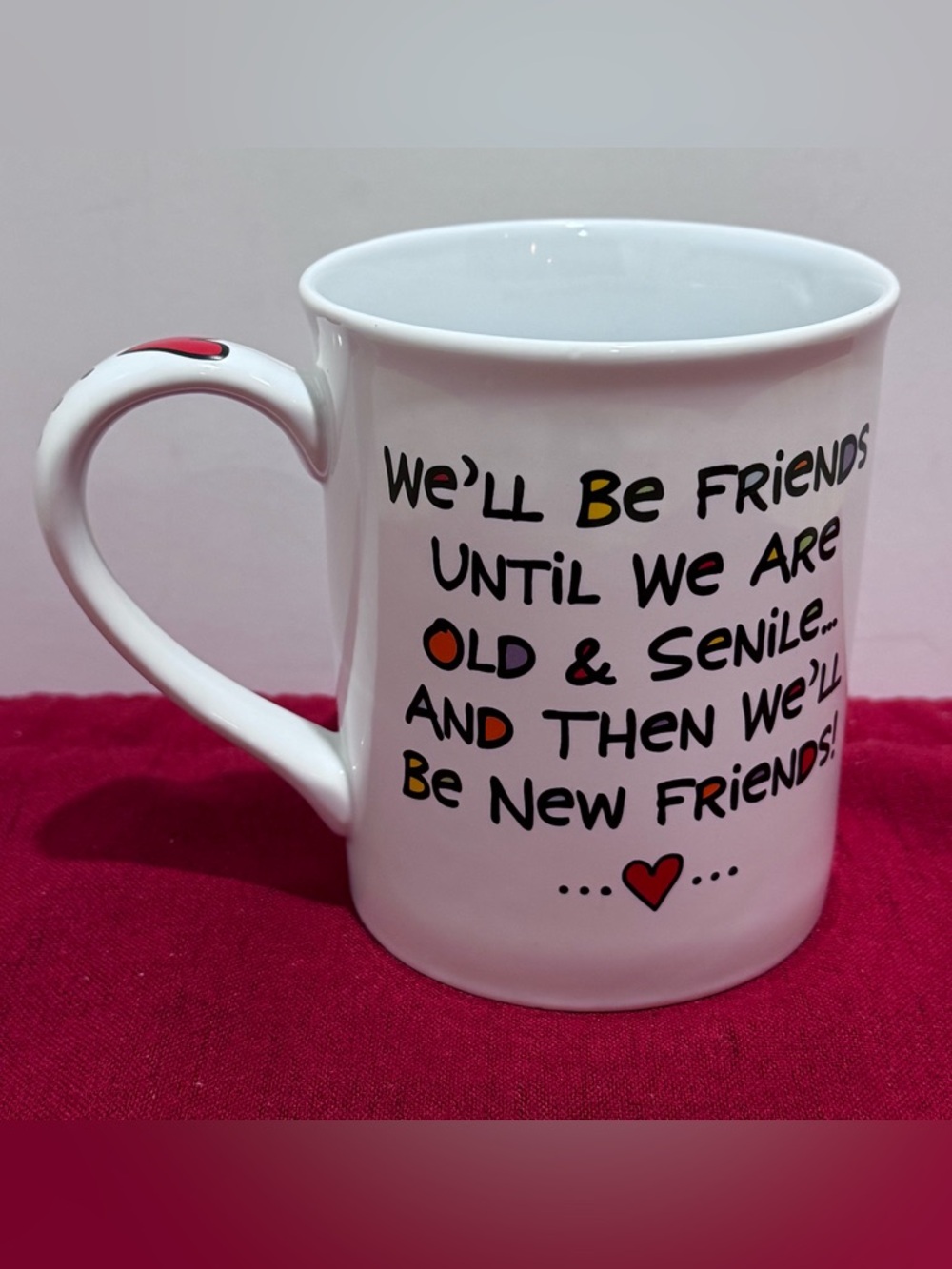 Best Friends Forever B❤️F❤️F Mug Our Name is Mud by Lorrie Veasey UNUSED - Picture 4 of 13